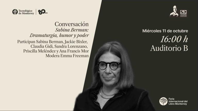 Conversación Sabina Berman: Dramaturgia, humor y poder