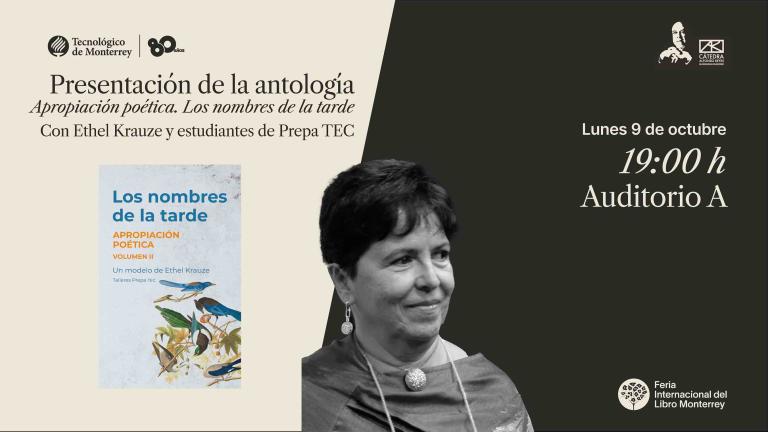 Presentación de la antología Apropiación poética con Ethel Krauze