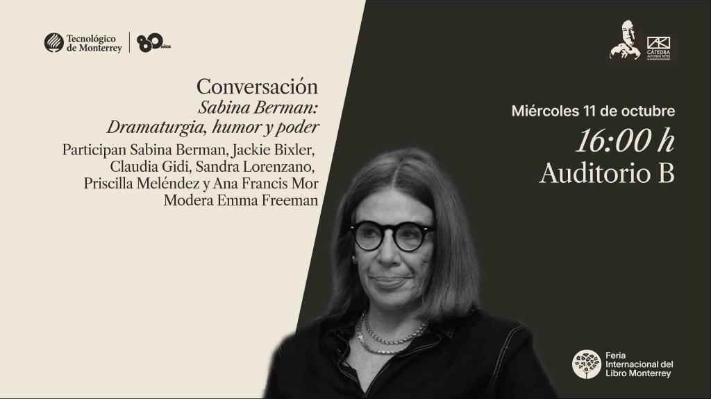 Conversación Sabina Berman: Dramaturgia, humor y poder