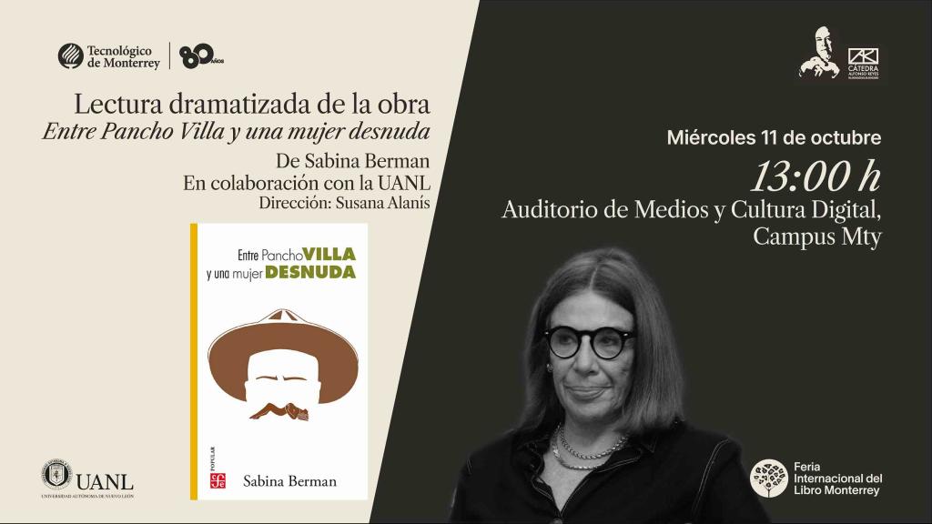 Lectura dramatizada de la obra Entre Pancho Villa y una mujer desnuda de Sabina Berman